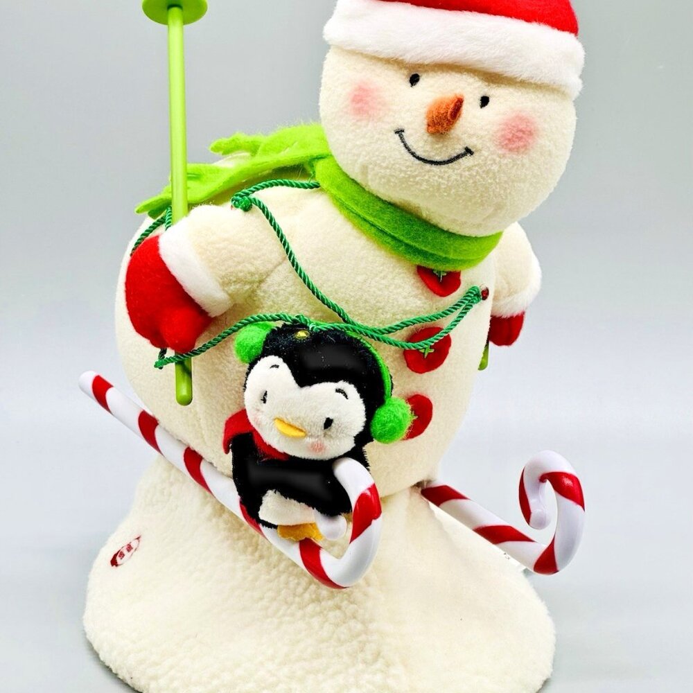 Hallmark Jingle Pals Swooshin Duo Singing Musical Skiing Snowman 2012 - Picture 1 of 8